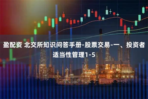 盈配资 北交所知识问答手册-股票交易-一、投资者适当性管理1-5